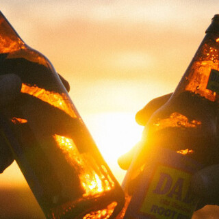 Beers at sunset